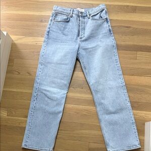 Aritzia Denim Forum Arlo high rise straight jeans